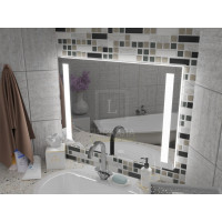Зеркало с подсветкой для ванной комнаты Мессина
