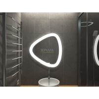 Зеркало в ванную комнату с подсветкой Манго 120х120 см