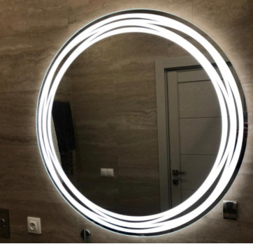 Зеркало с подсветкой для ванной комнаты Арабелла 100 см